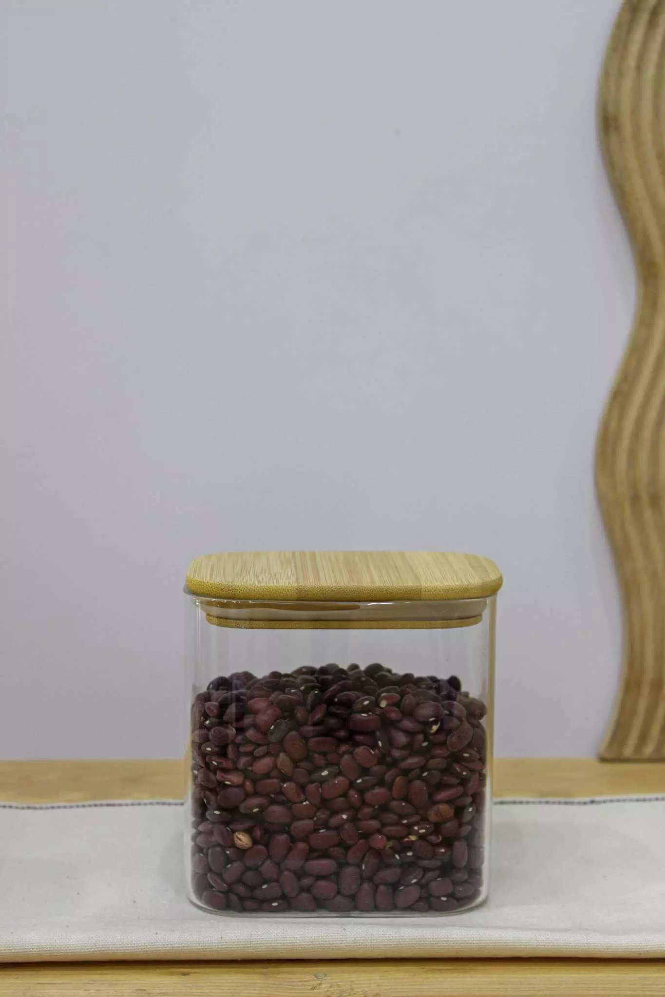 بانکه مستطیل پیرکس حبوبات